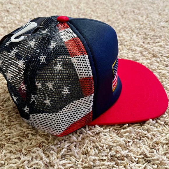Icon Sports Embroidered United States Country Flag Trucker Hat Cap One Size New - Picture 3 of 6